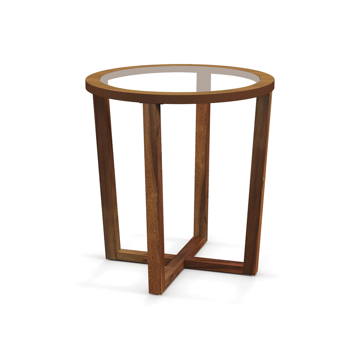 Modern Living Room Furniture Set - Bookcase, Coffee Table, End Table, Chair