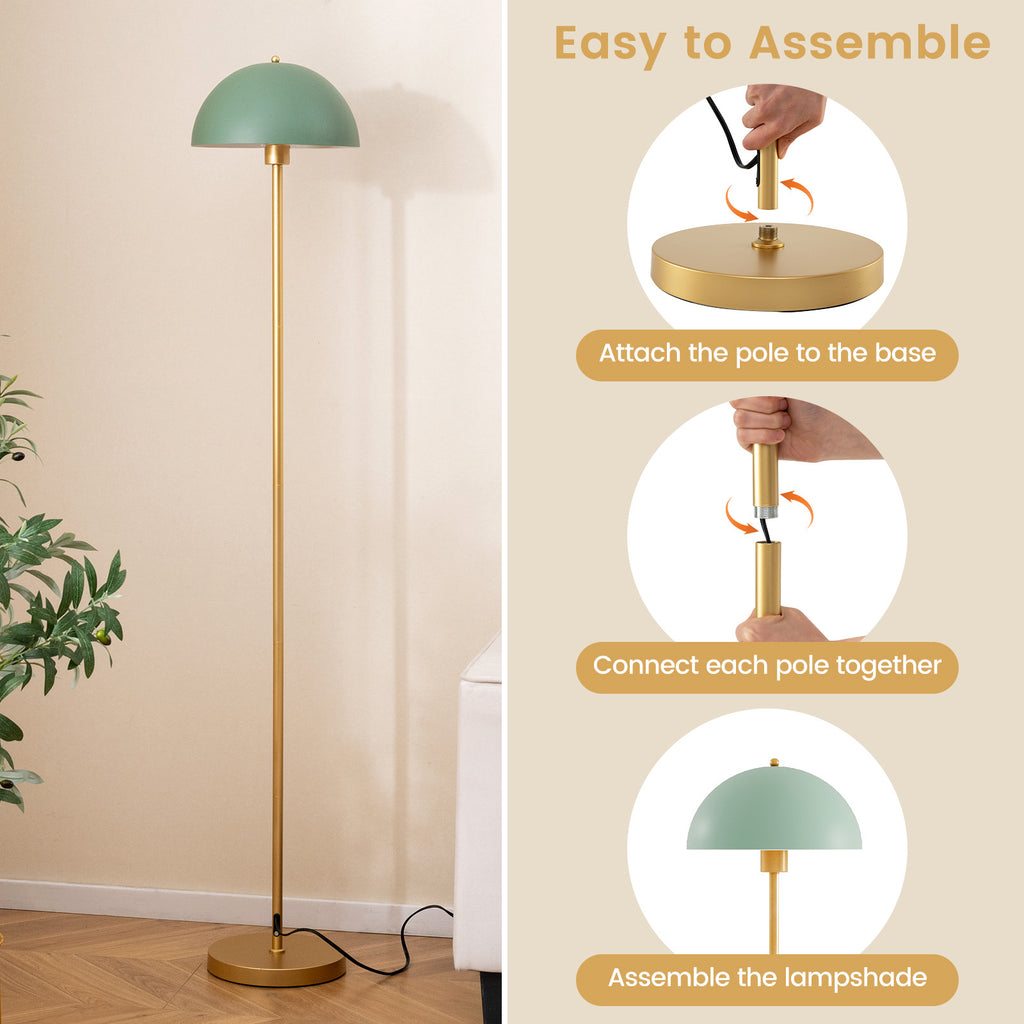 Modern Floor Lamp with Foot Switch - Style 2, E26 Socket, Stable Base