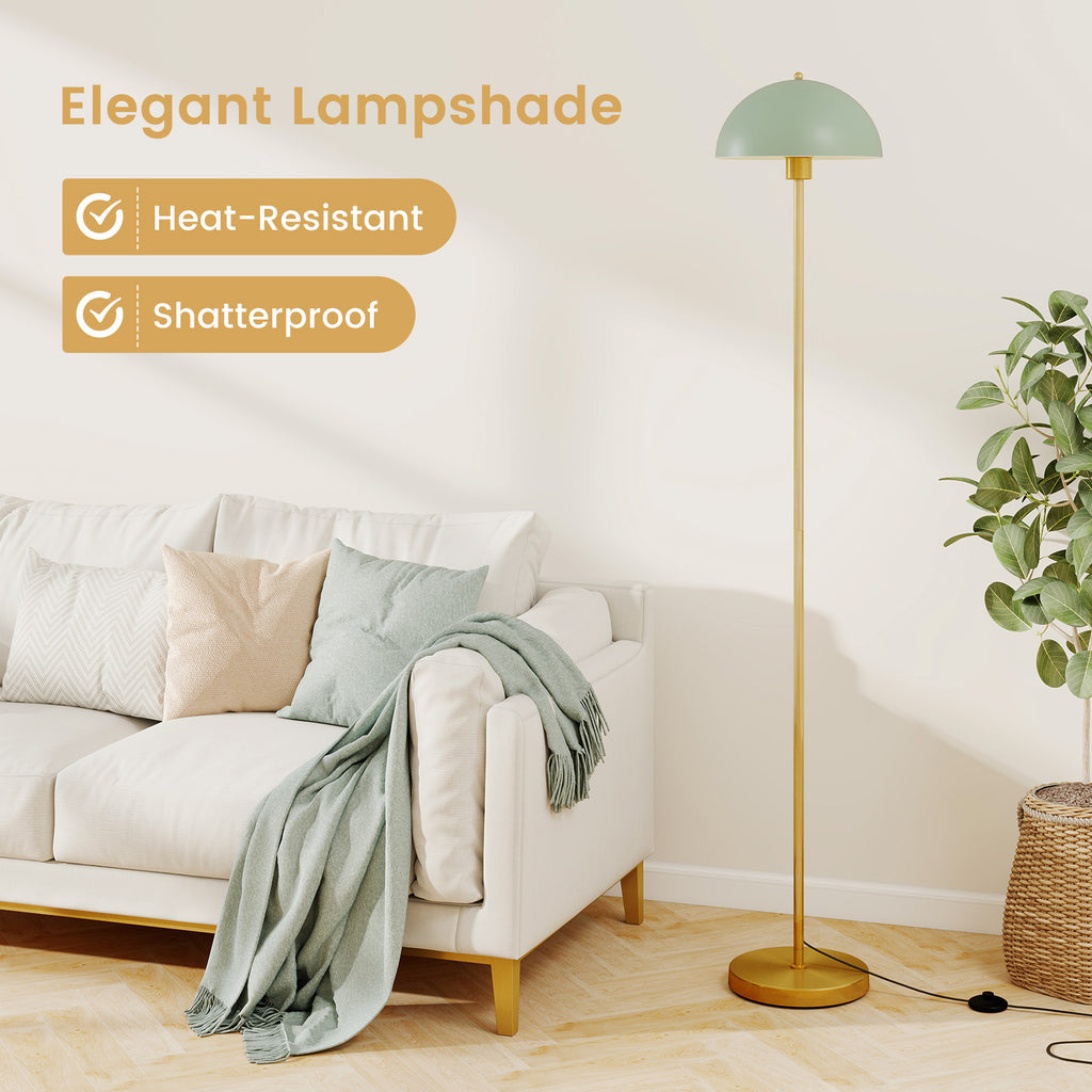 Modern Floor Lamp with Foot Switch - Style 2, E26 Socket, Stable Base