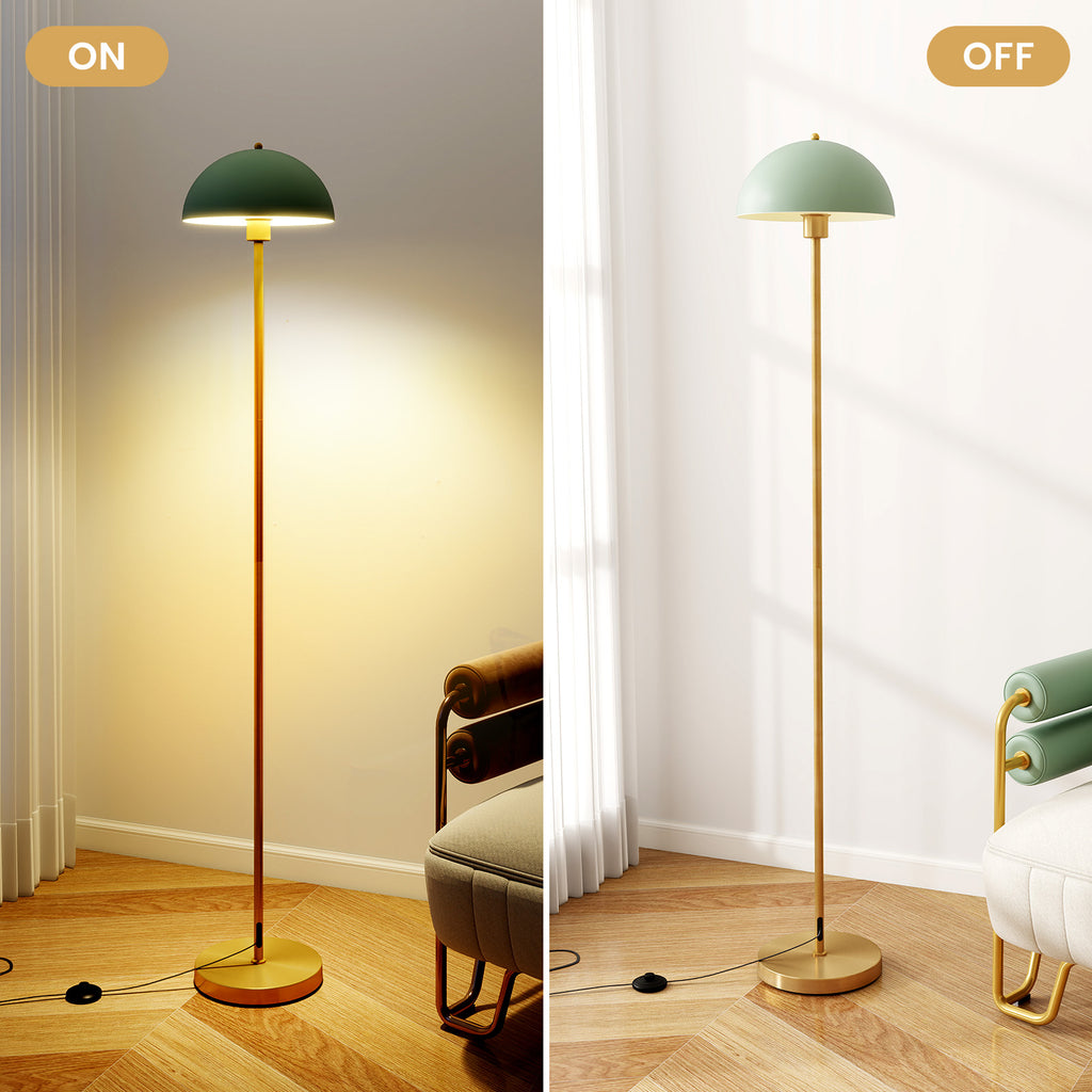 Modern Floor Lamp with Foot Switch - Style 2, E26 Socket, Stable Base