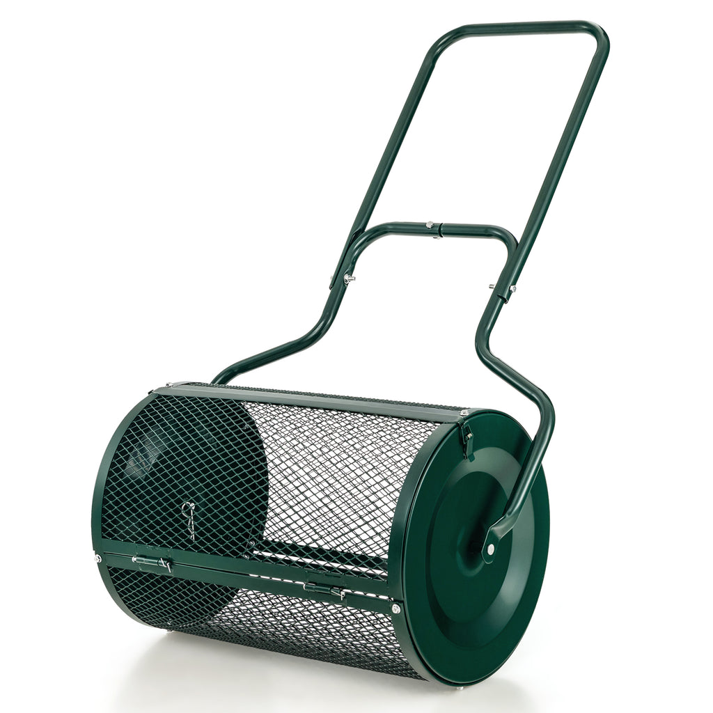 24-Inch Peat Moss Spreader with Upgrade Side Latches and U-shape