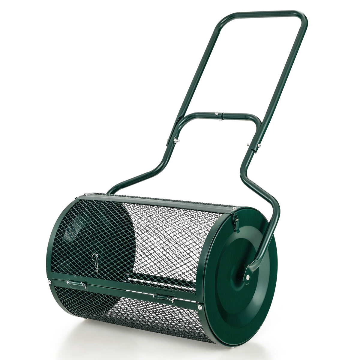 24-Inch Peat Moss Spreader with Upgrade Side Latches and U-shape