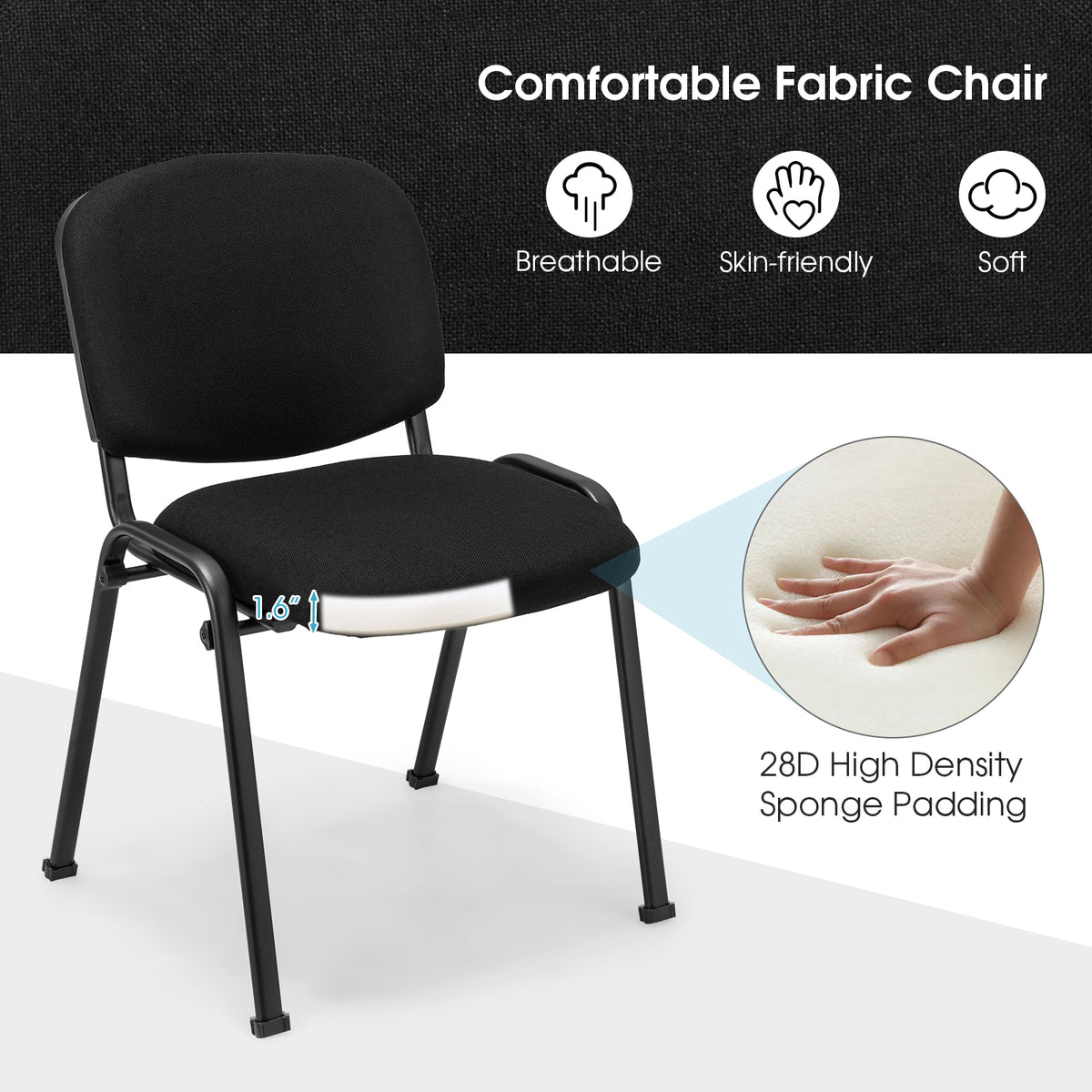Elegant Conference Office Chair Set for Guest Reception