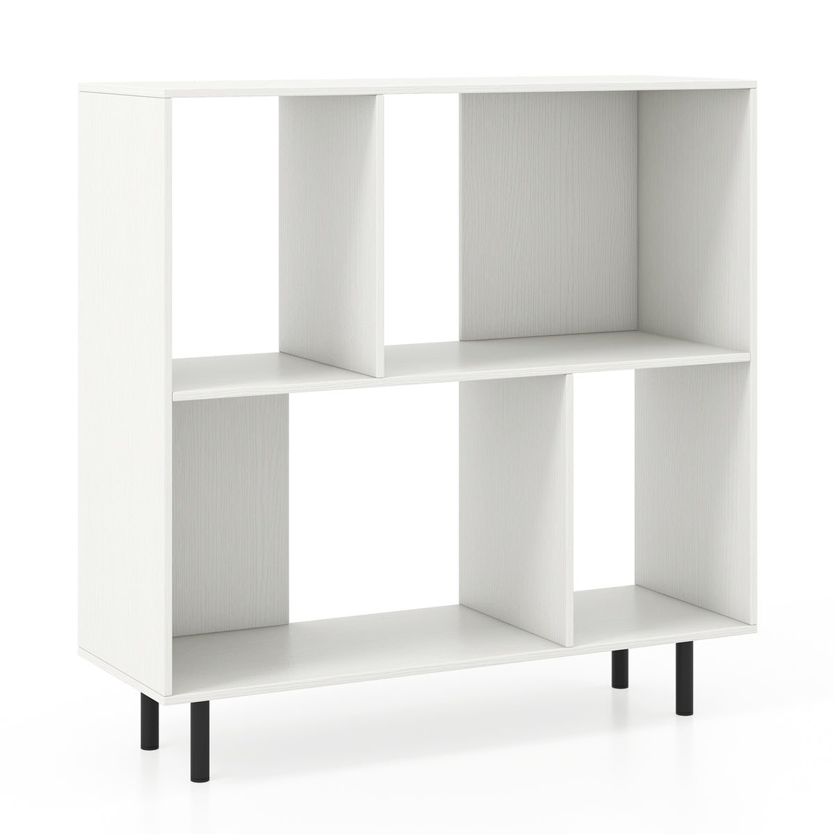 9-Cube Wooden Freestanding Bookcase for Home and Office