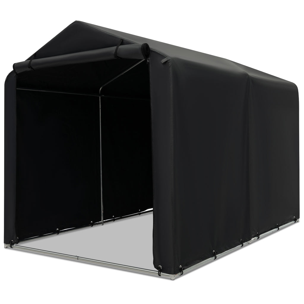 Outdoor Bike Storage Tent 7x5.2FT Waterproof Shelter - Gray