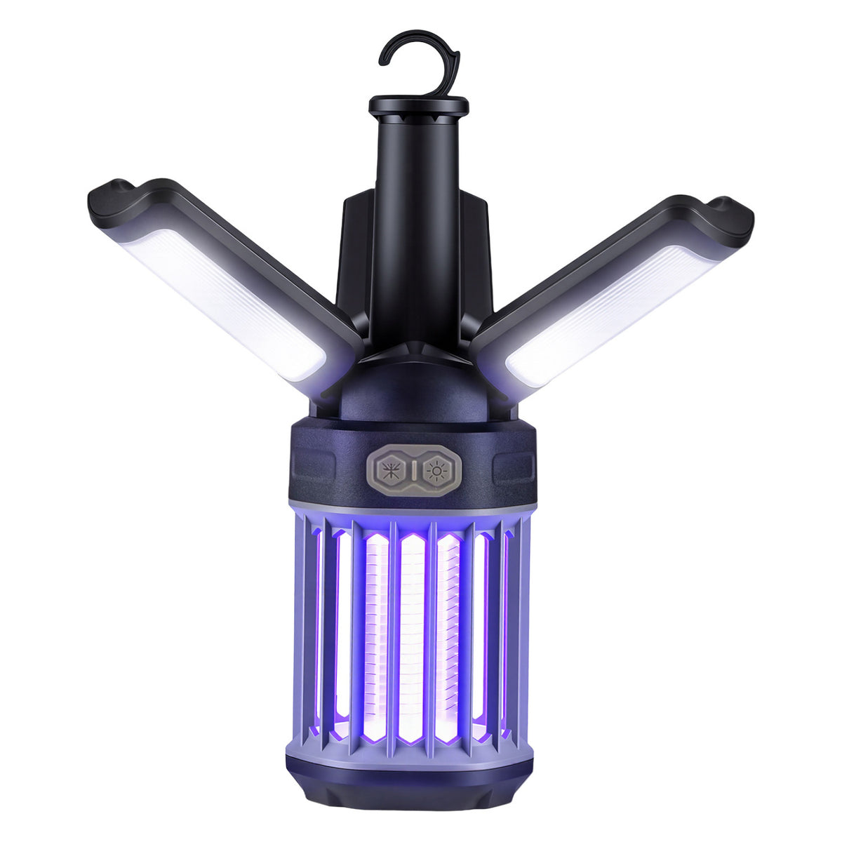 Outdoor Bug Zapper with Foldable Camping Lantern USB-C Rechargeable