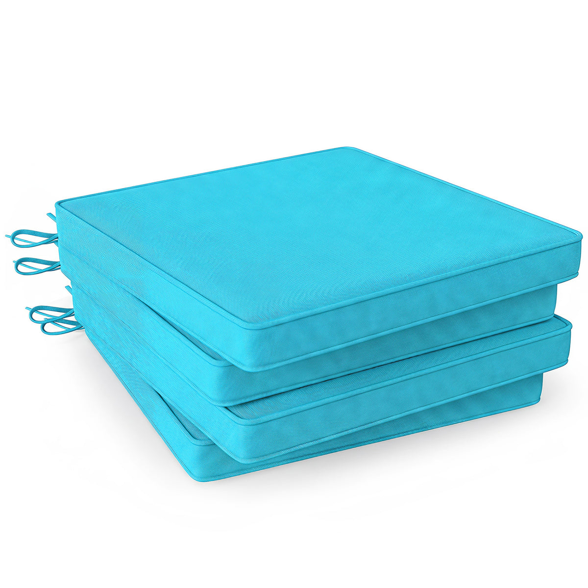 Outdoor Chair Cushion Set of 4 Waterproof Olefin Seat Cushions