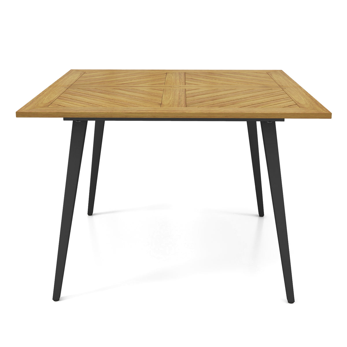 4-Person Acacia Wood Outdoor Dining Table