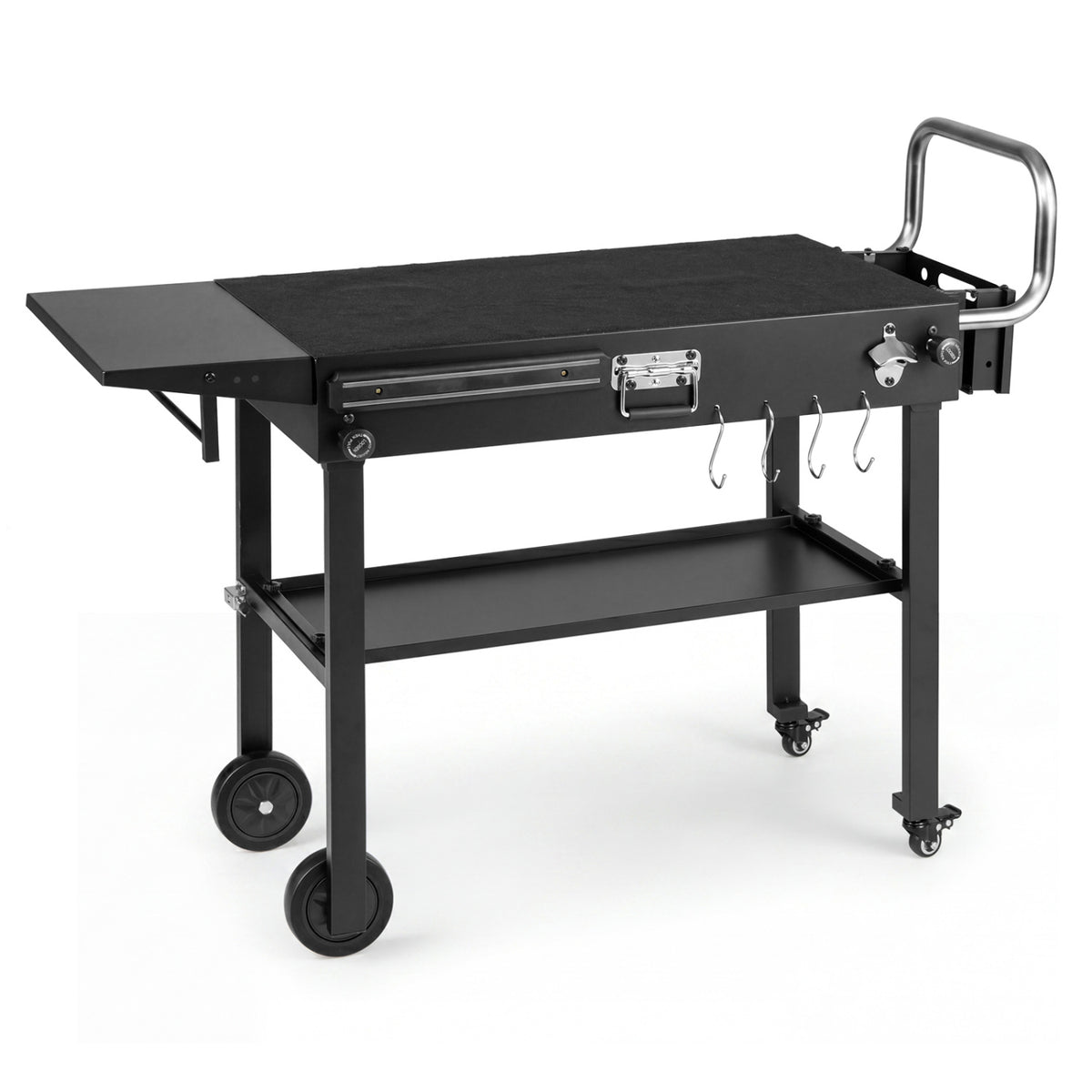 Outdoor Grill Cart, Foldable Grilling Table for Blackstone Griddle