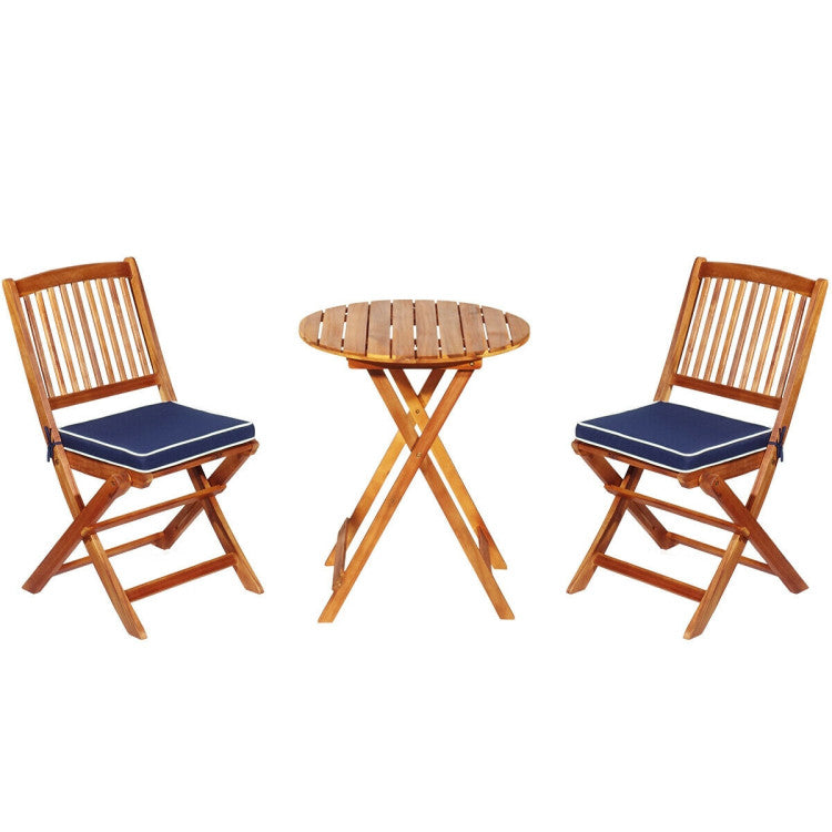 Outdoor Furniture Set with Umbrella, Swing & Bistro Table