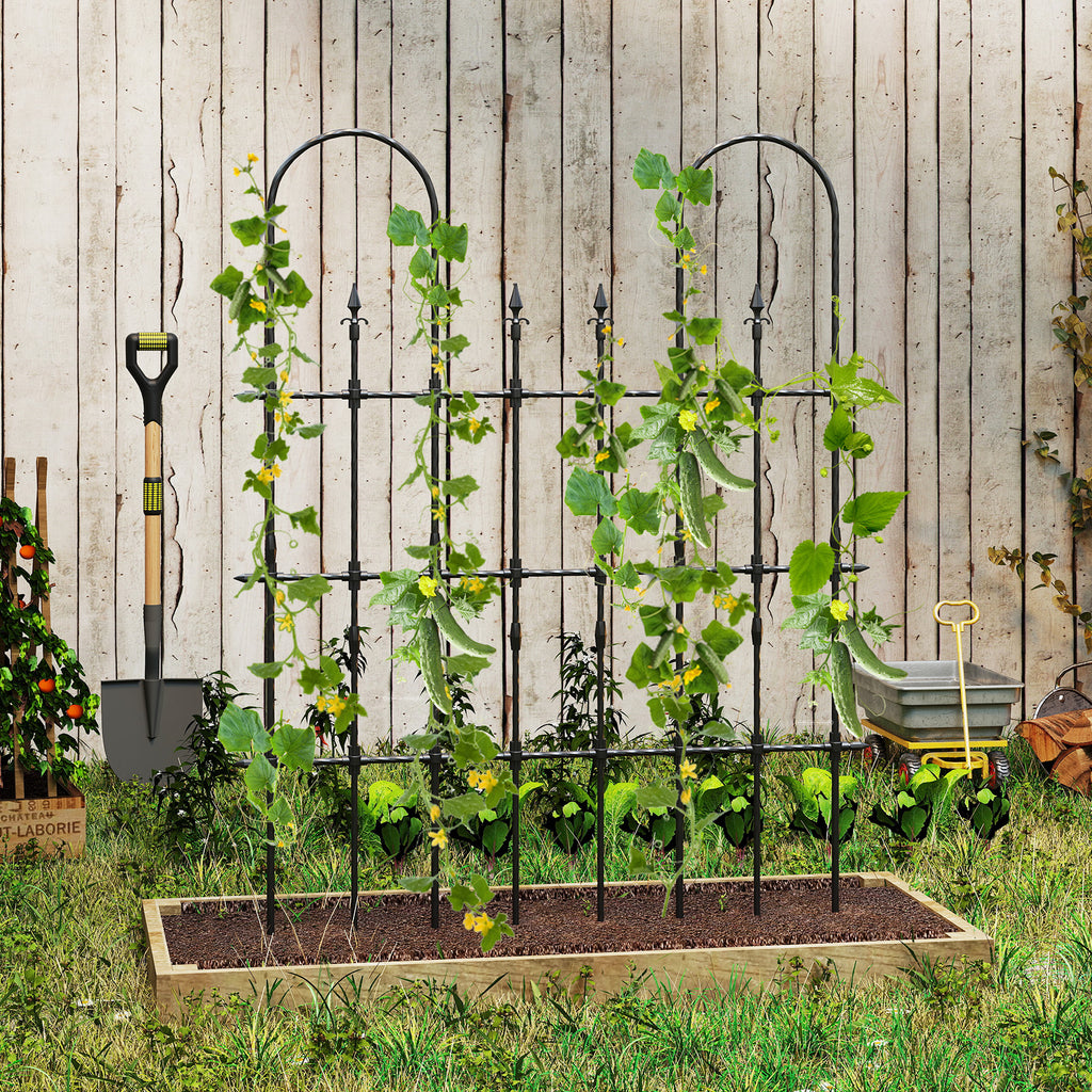 58 x 73 Inch Outdoor Garden Rose Arch Trellis