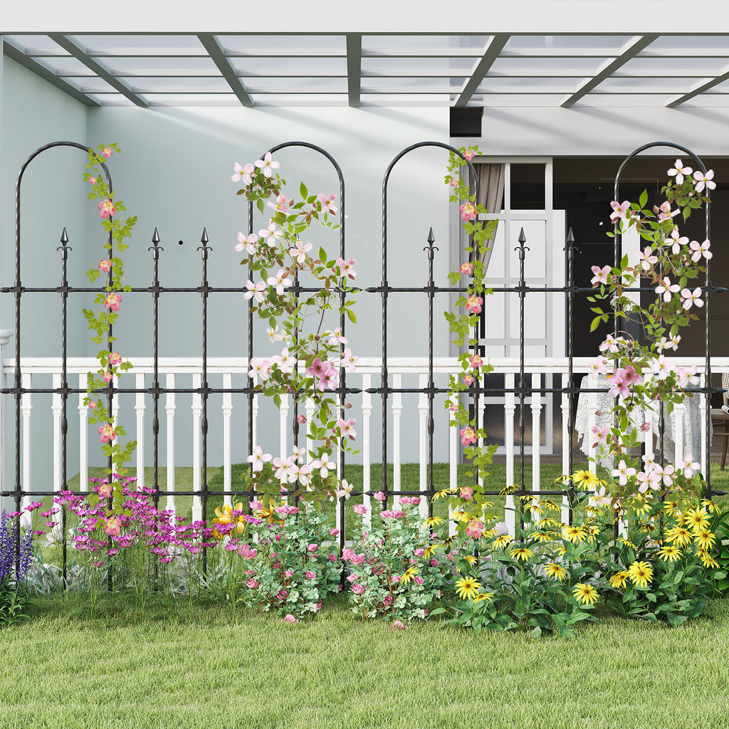 58 x 73 Inch Outdoor Garden Rose Arch Trellis