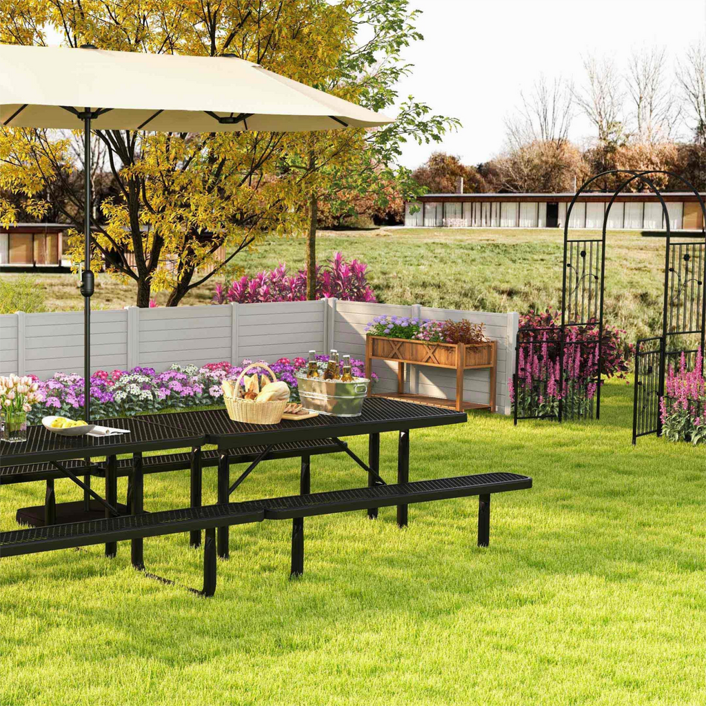 Outdoor Living Ultimate 6-in-1 Combo Set: Garden, Dining and