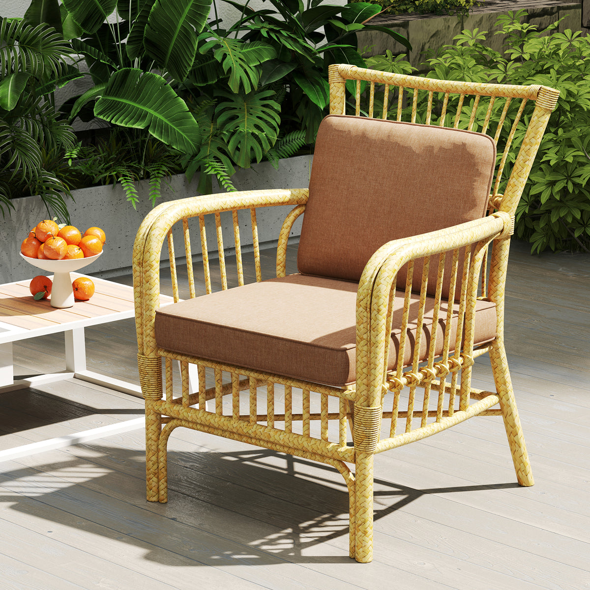 Outdoor Patio Cushion Set with Removable Covers - Navy