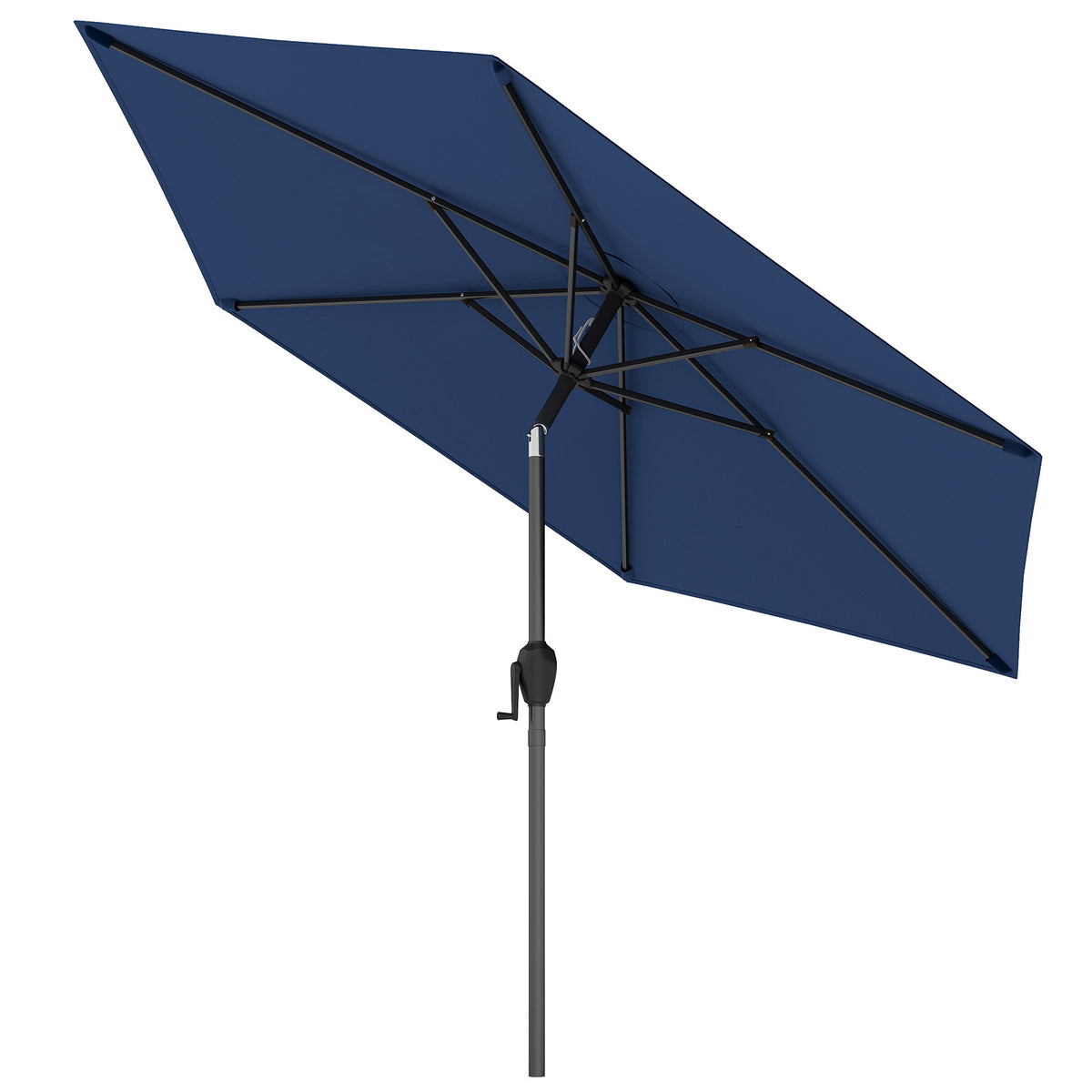 7.5 ft Market Umbrella with Push Button Tilt - Navy