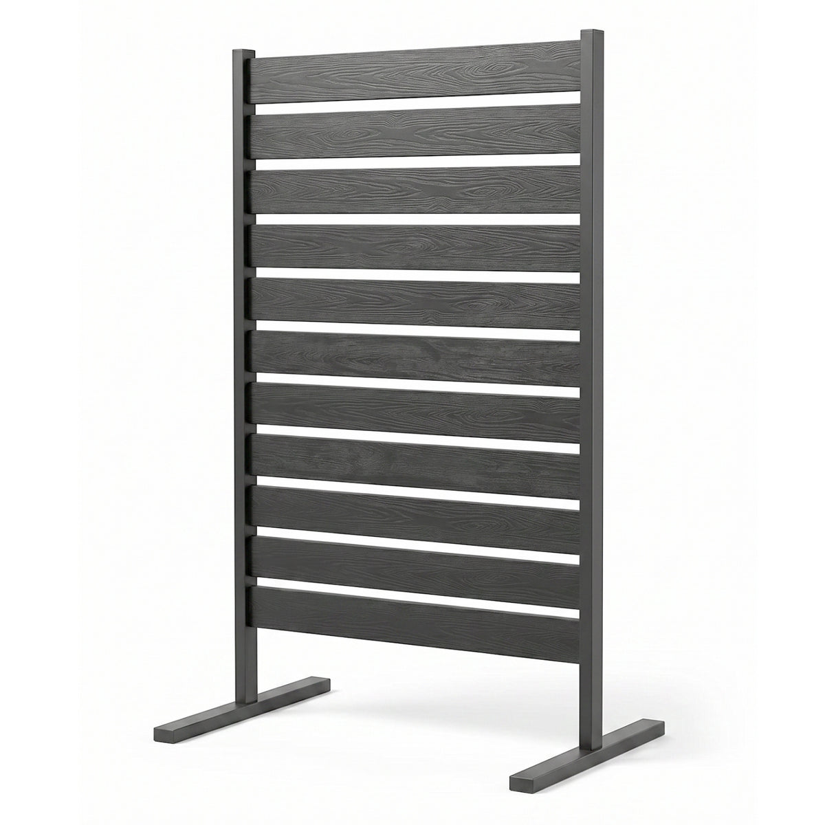 Outdoor Privacy Fence Screen for Backyard Pool Lawn - Gray, Set of 1