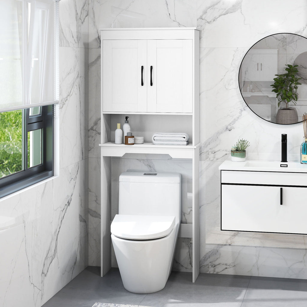 Over-the-Toilet Storage Cabinet with Adjustable Shelf