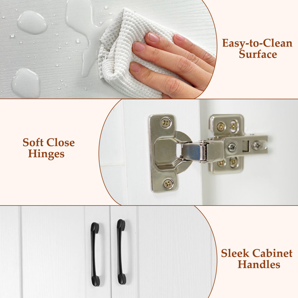 Over-the-Toilet Storage Cabinet with Adjustable Shelf