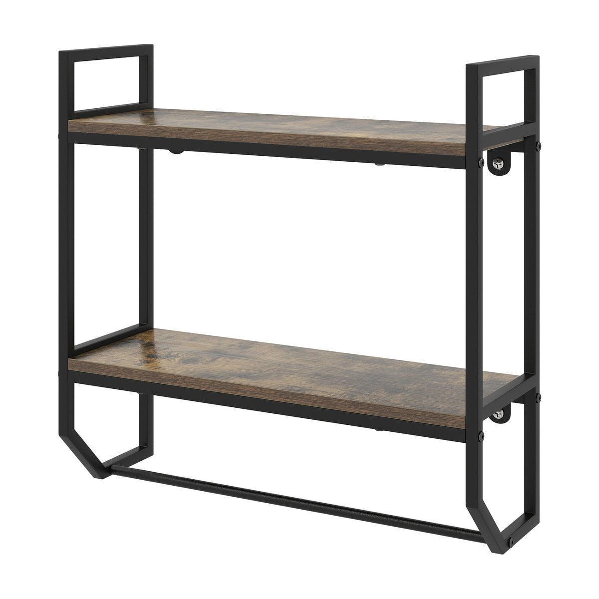 Over the Toilet Shelf Wall Mounted for Bathroom with Metal Frame