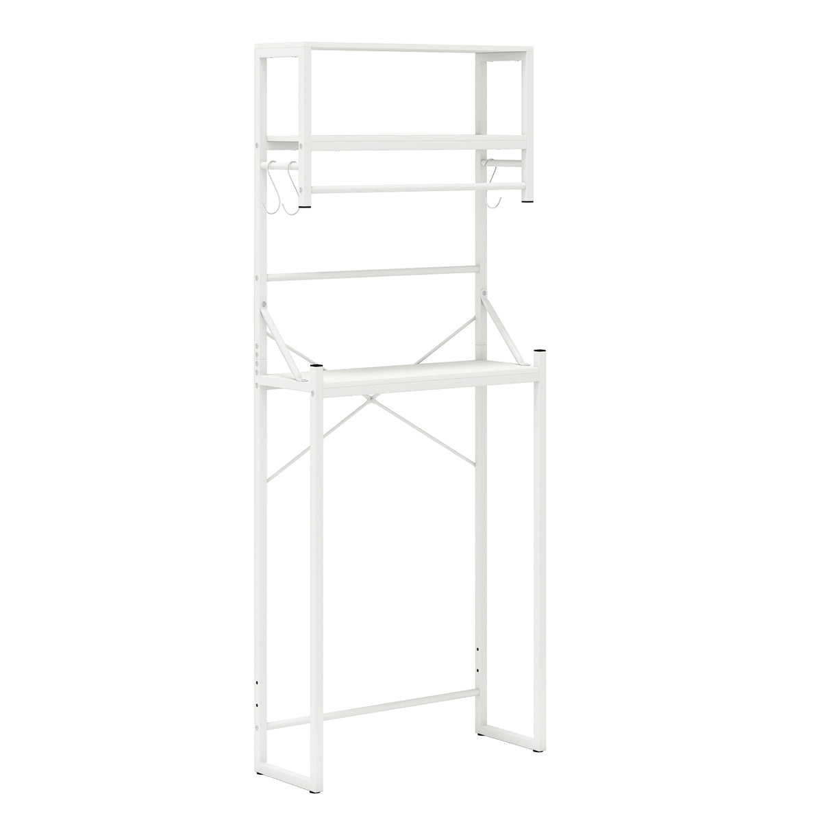 Over the Toilet Storage Rack 3-Tier Bathroom Organizer with Towel