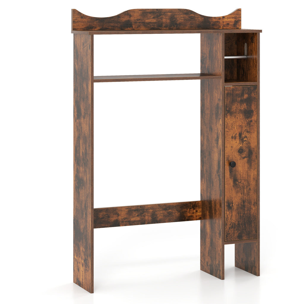 Freestanding Storage Cabinet Above Toilet with 2-Door