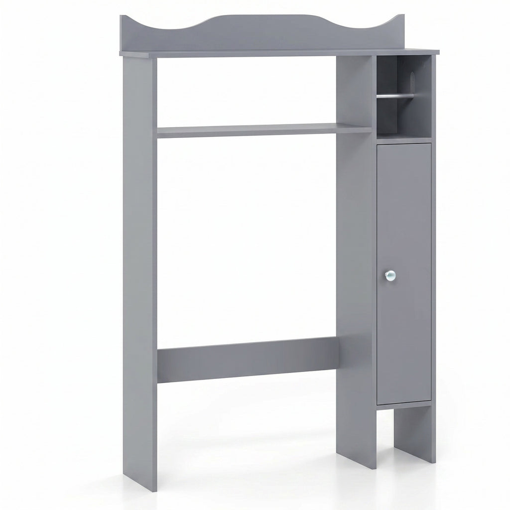 Over the Toilet Storage Cabinet with Paper Holder - Gray