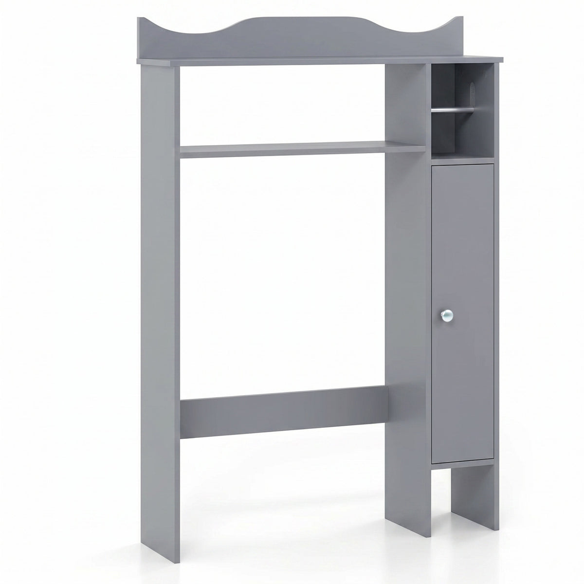 Over the Toilet Storage Cabinet with Paper Holder - Gray