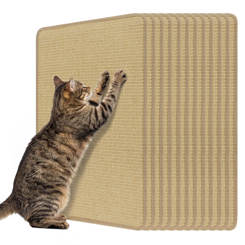 12 Pieces Cat Scratcher Mat Set 24 x 16 Inch Natural Sisal Pads - Variation of THIS Listing