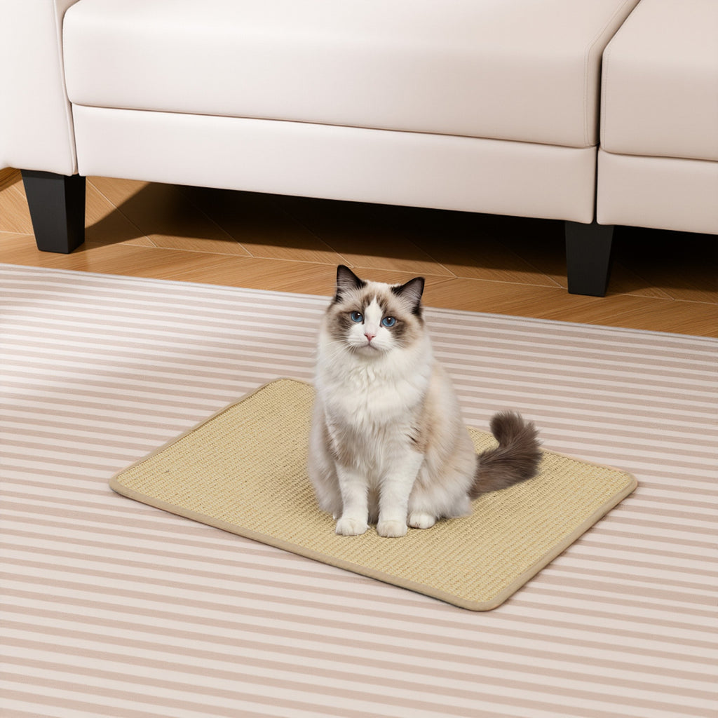 12 Pieces Cat Scratcher Mat Set 24 x 16 Inch Natural Sisal Pads - Variation of THIS Listing