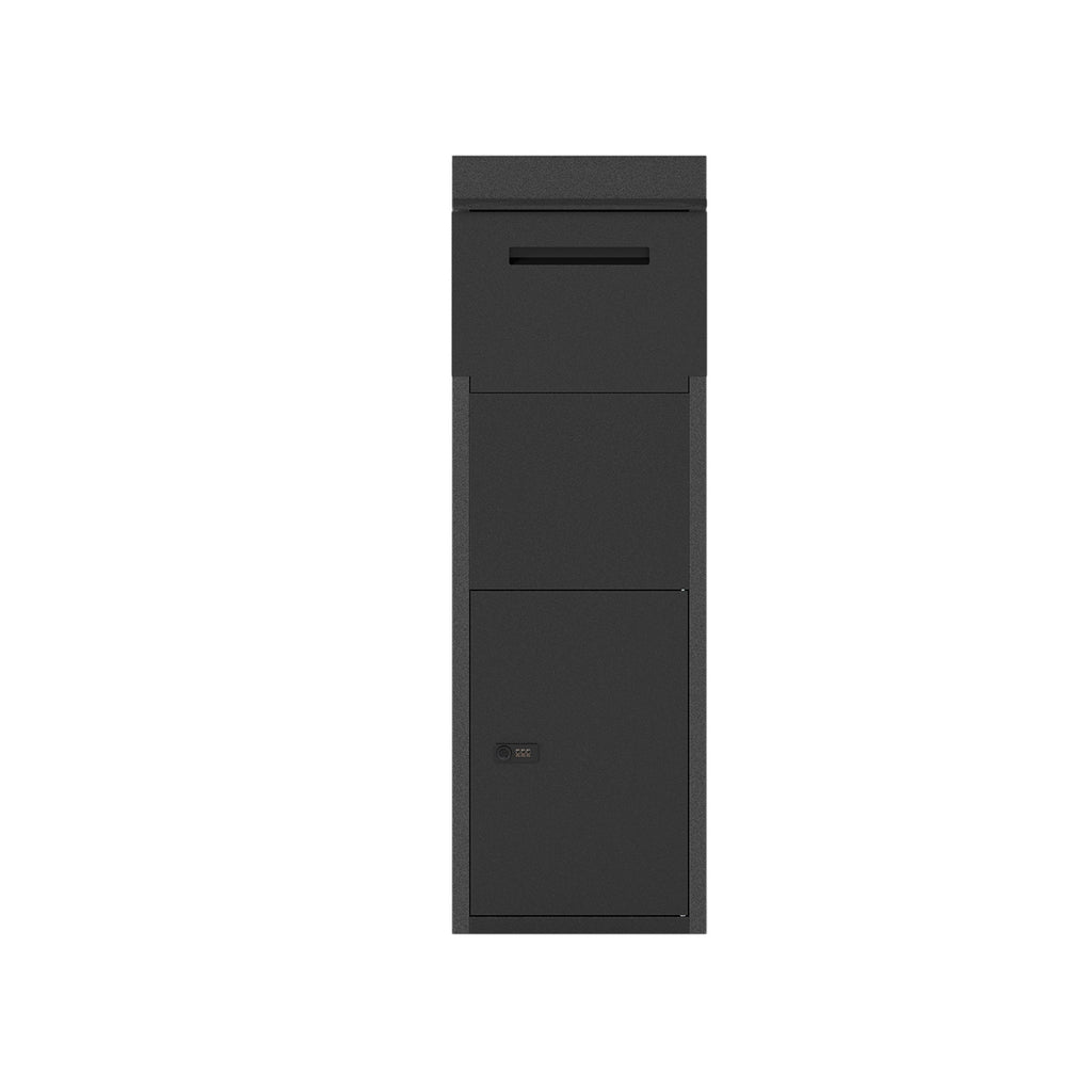 Outdoor Package Delivery Box Anti-Theft 44 Inch, Black