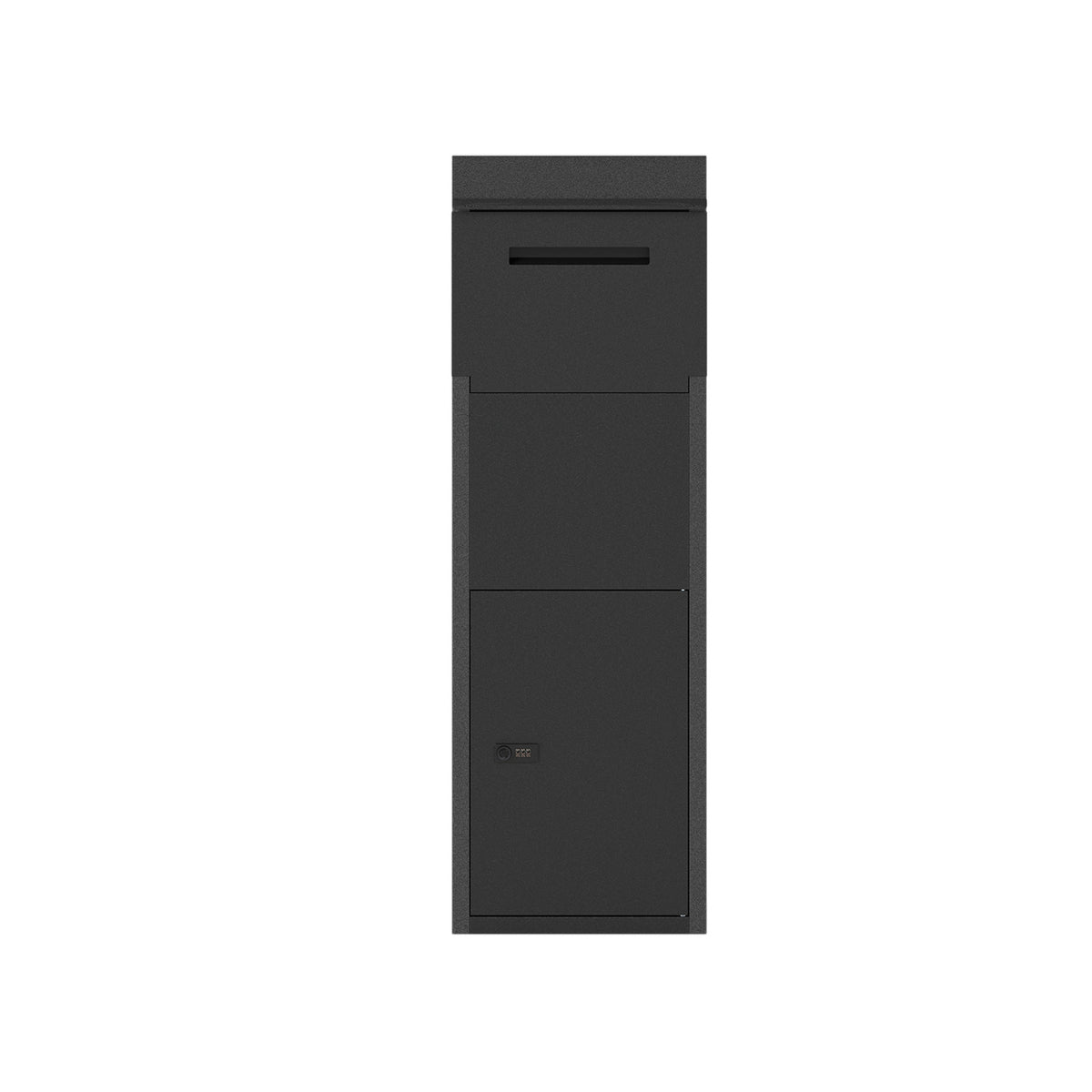 Outdoor Package Delivery Box Anti-Theft 44 Inch, Black