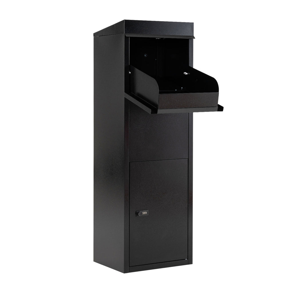 Outdoor Package Delivery Box Anti-Theft 44 Inch, Black