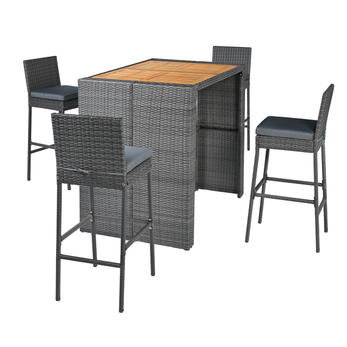 Patio Acacia Wood Dining Set for Home
