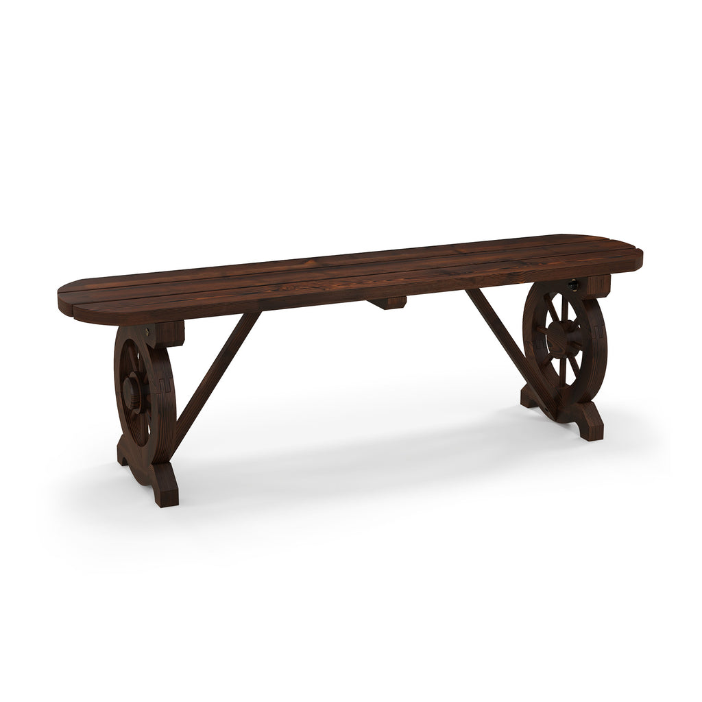 Acacia Wood Outdoor Bench 48 Inch - Garden Seating