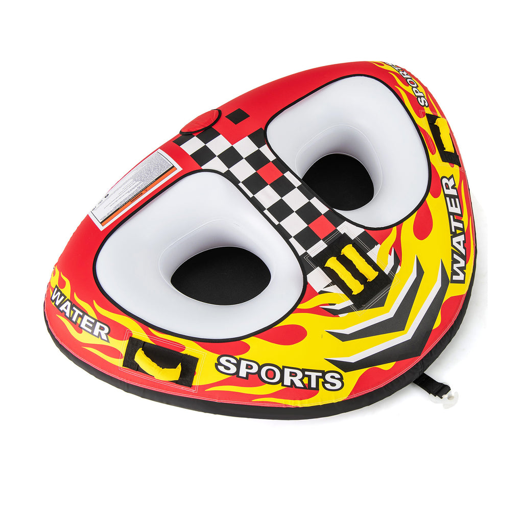 Towable Tube with Quick Connector Drainage - Style 5 for Water Sports