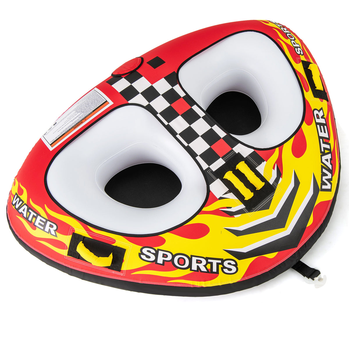 Towable Tube with Quick Connector Drainage - Style 5 for Water Sports