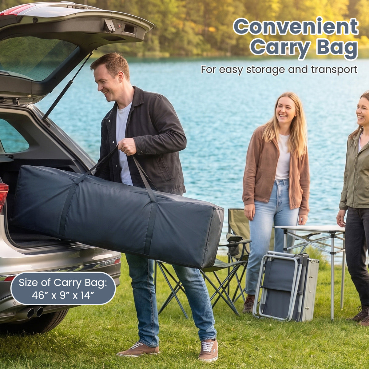 Pop Up Canopy Tent with 6 Removable Sidewalls for Patio