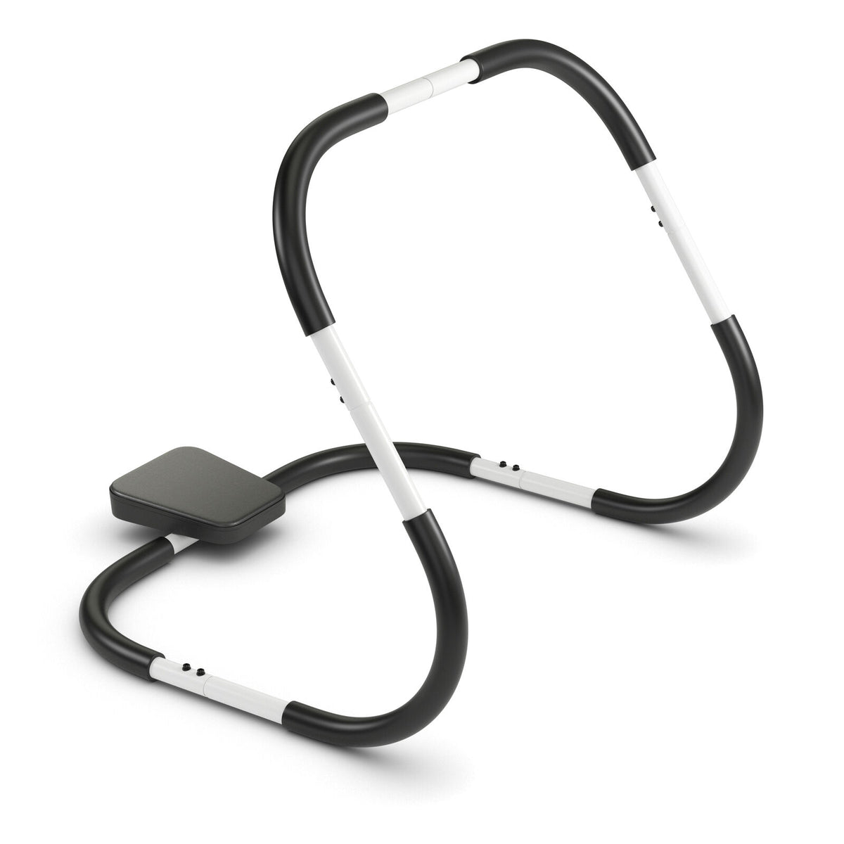 Portable AB Trainer with Big Headrest, White - Office & Home Gym Equipment