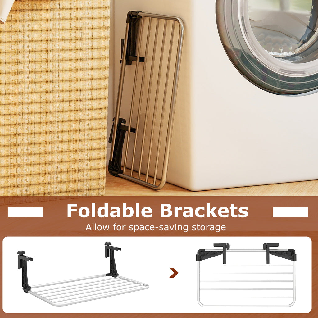 Portable Aluminum Clothes and Towel Drying Rack