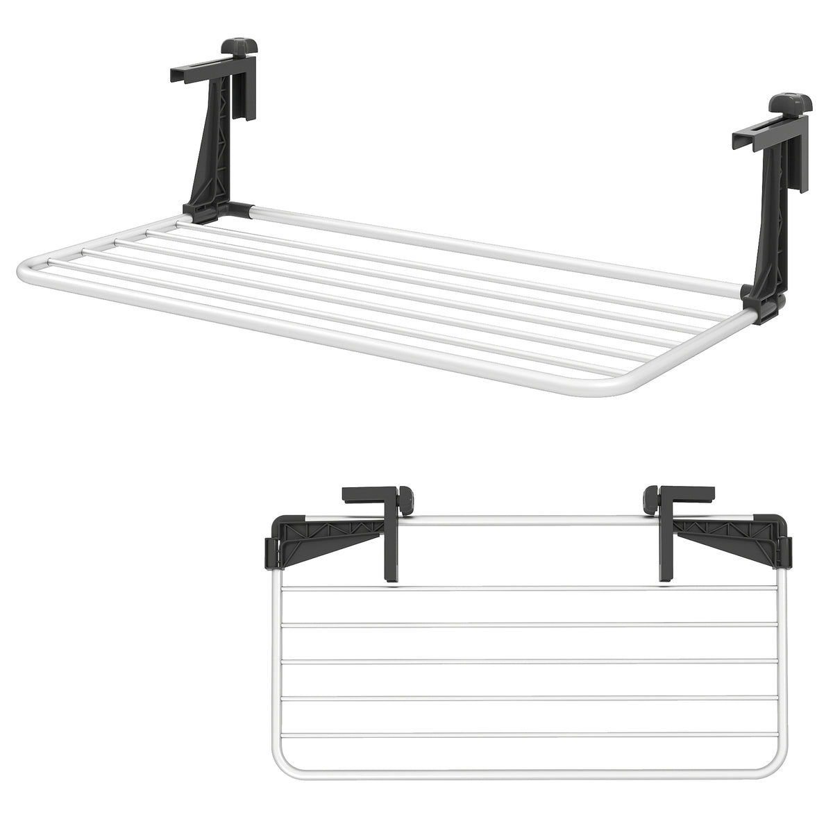 Portable Clothes Drying Rack with Foldable Brackets – 31 Inch L