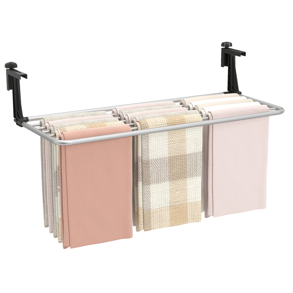 Portable Clothes Drying Rack with Foldable Brackets – 31 Inch L