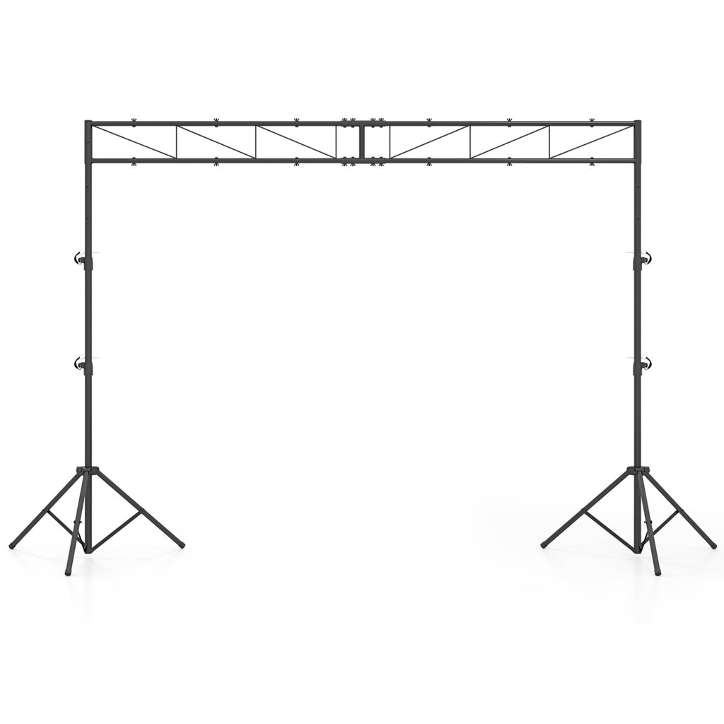 Adjustable DJ Light Stand with Folding Tripods - Portable Light Truss System