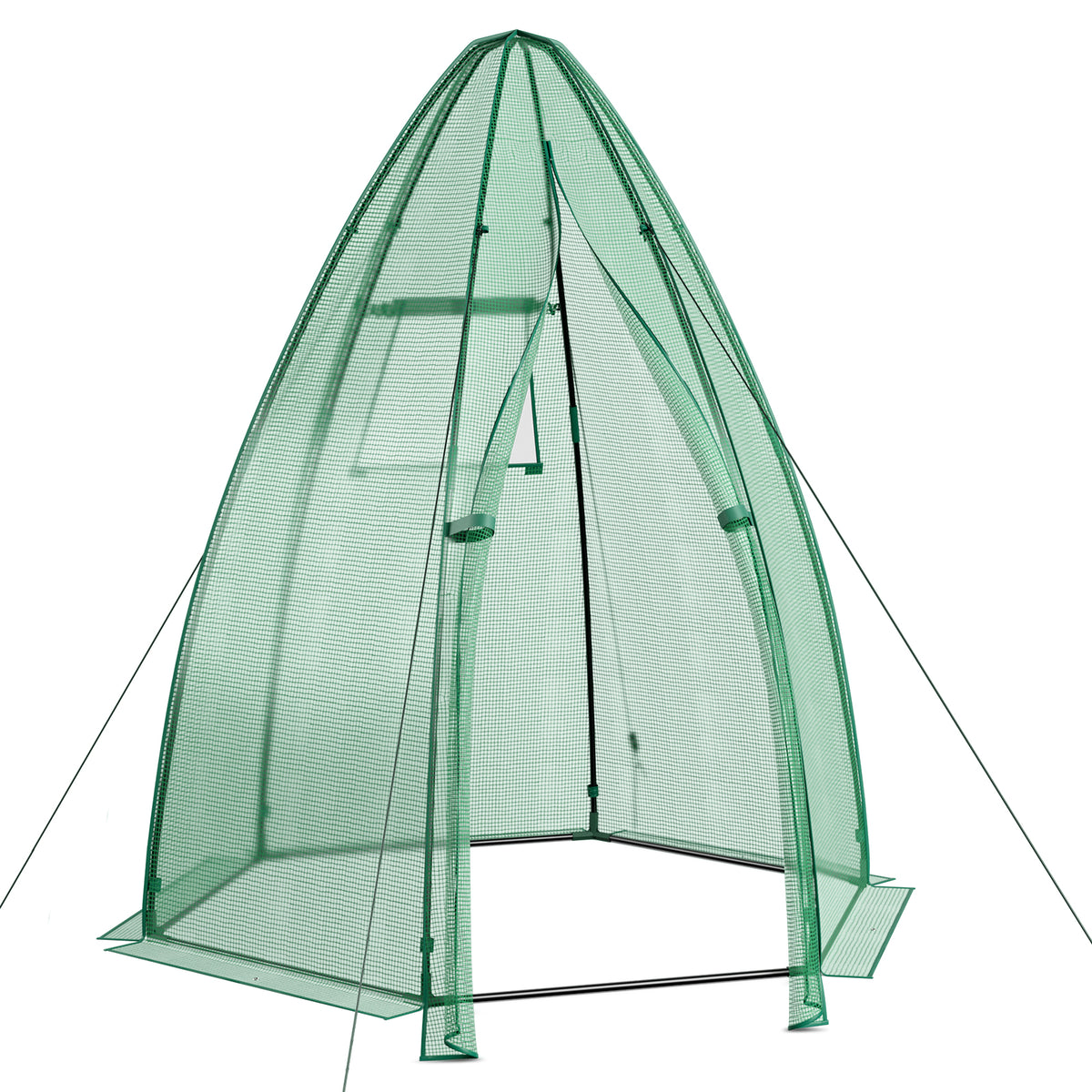 Mini Hexagonal Greenhouse 5.5ft - Portable Garden with PE Cover