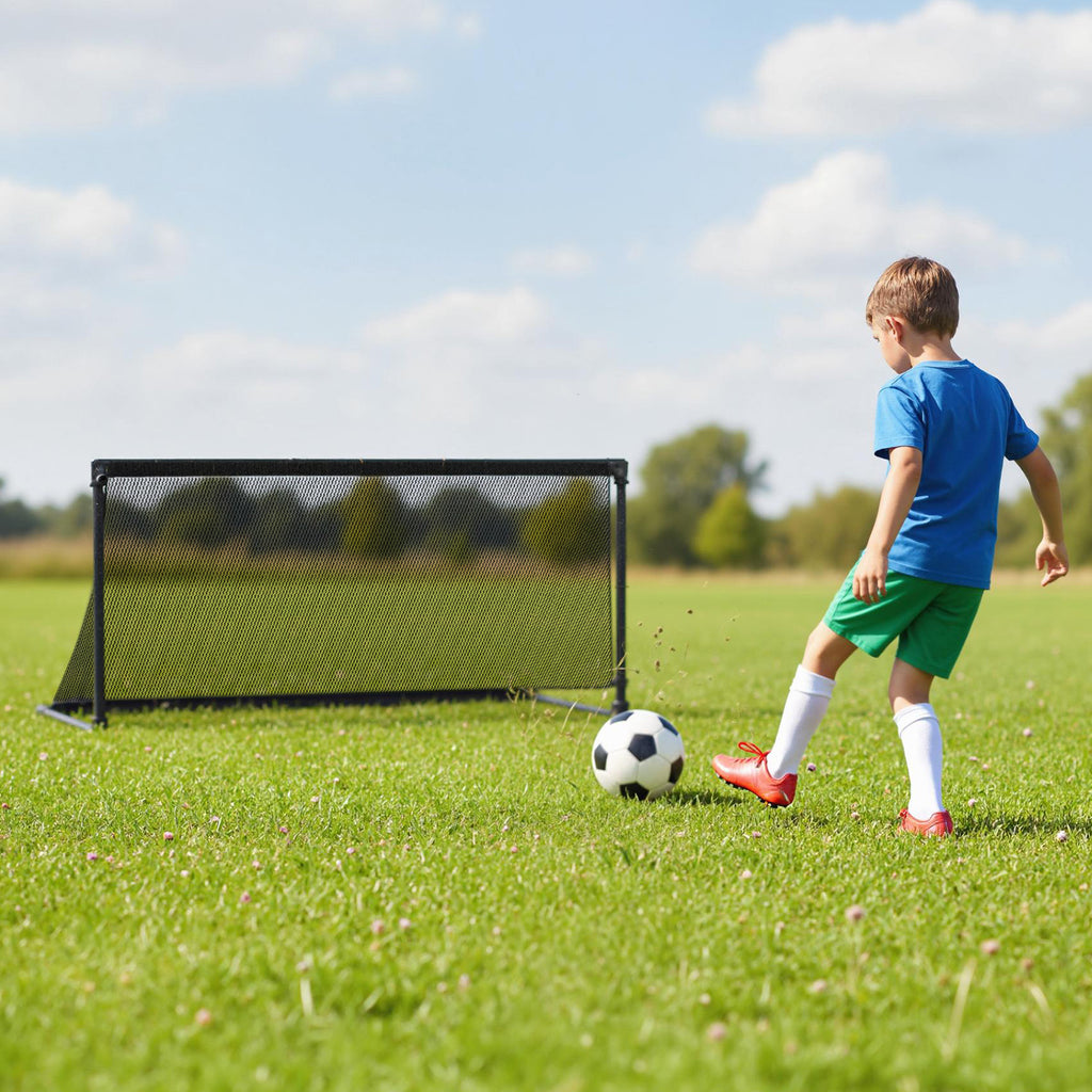 Toddler Soccer Net 3 Sizes Pop Up Portable with Metal Frame - S