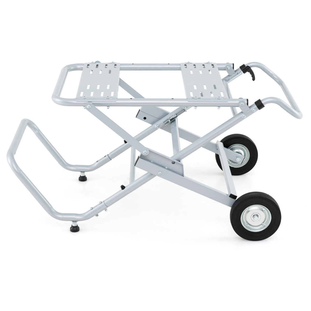 Portable Table Saw Stand Rolling Foldable Heavy Duty Metal Base with