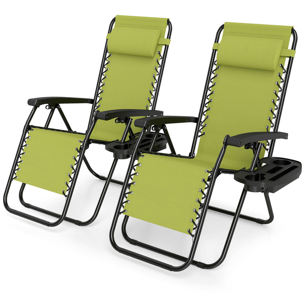 Oversize Lounge Chair with Cup Holder of Heavy Duty for outdoor