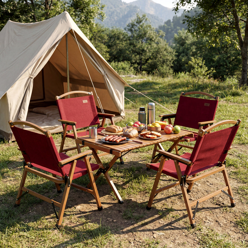 Portable and Lightweight Folding Camping Chair for Patio Picnic