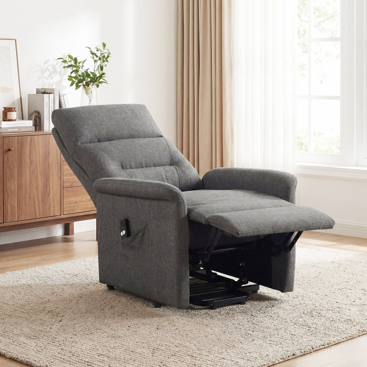 Power Lift Recliner Chair for Elderly - Gray