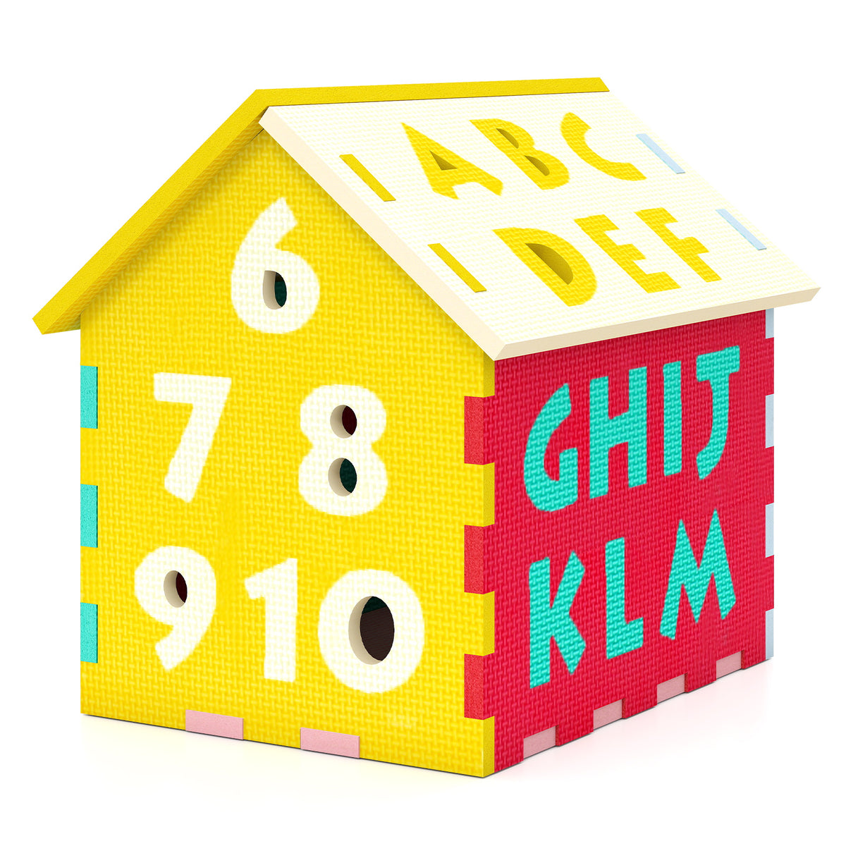 Puzzle Floor Mats with Interlocking Alphabet and Numbers - Style 4 for Kids