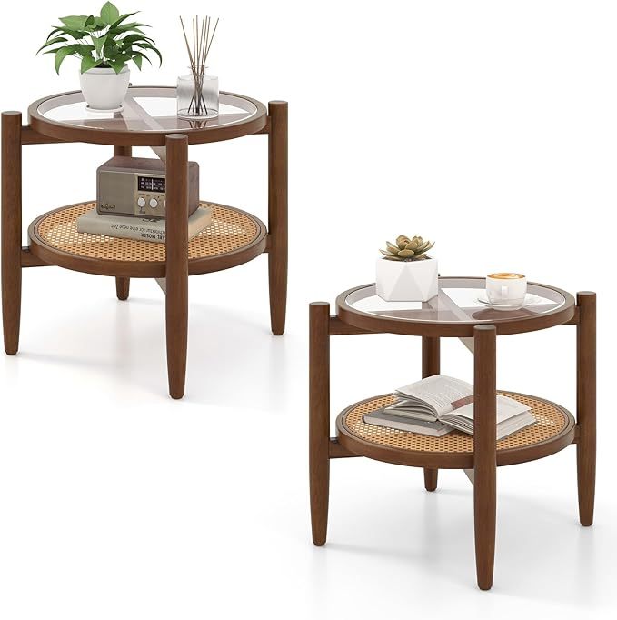 Living Room Furniture Set: TV Stand, Sofa, Coffee Table & Side Table